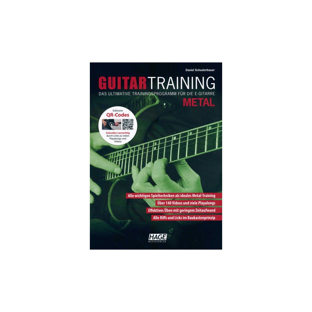 Hage Musikverlag Guitar Training Metal – Thomann Ireland