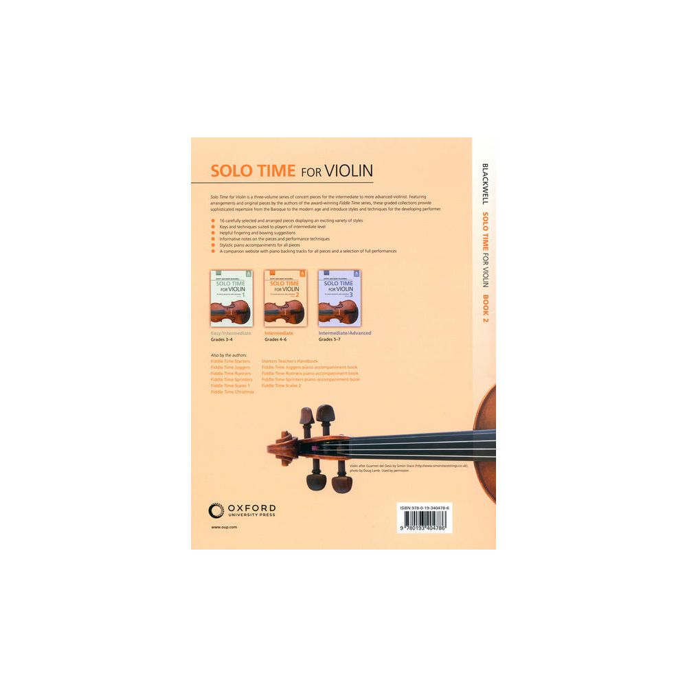 Oxford University Press Solo Time For Violin 2 – Thomann Ireland