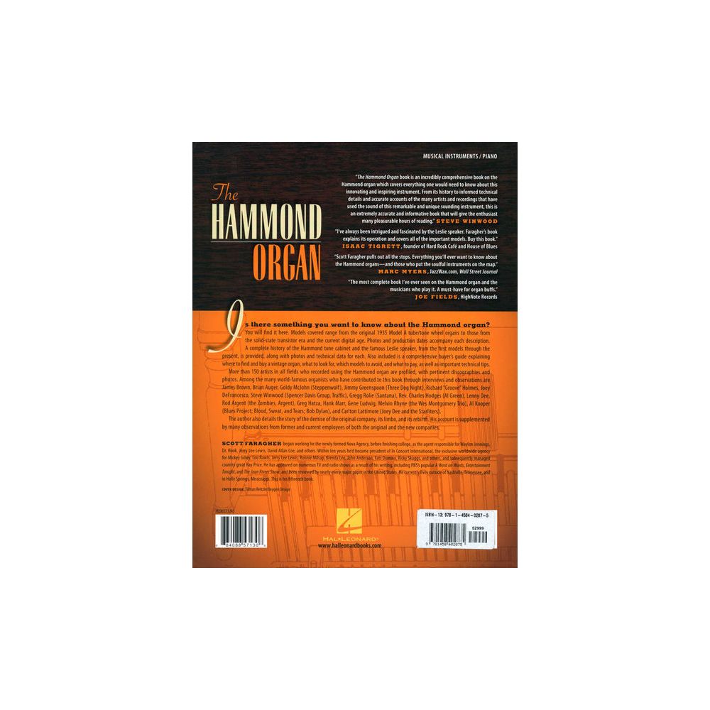 Hal Leonard The Hammond Organ Book – Thomann Ireland