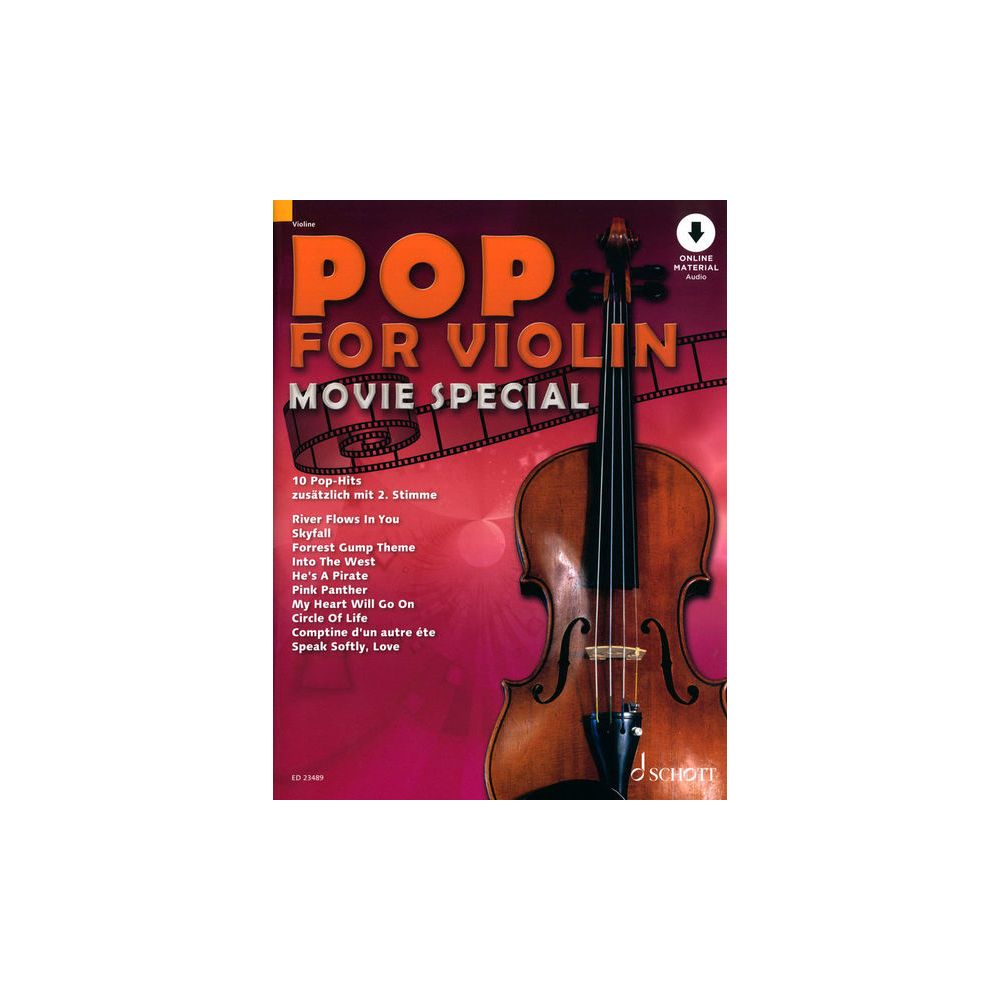Schott Pop For Violin Movie Special – Thomann Ireland