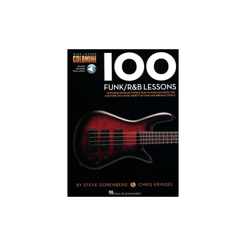 Hal Leonard 100 Funk/R&B Lessons Bass – Thomann Ireland