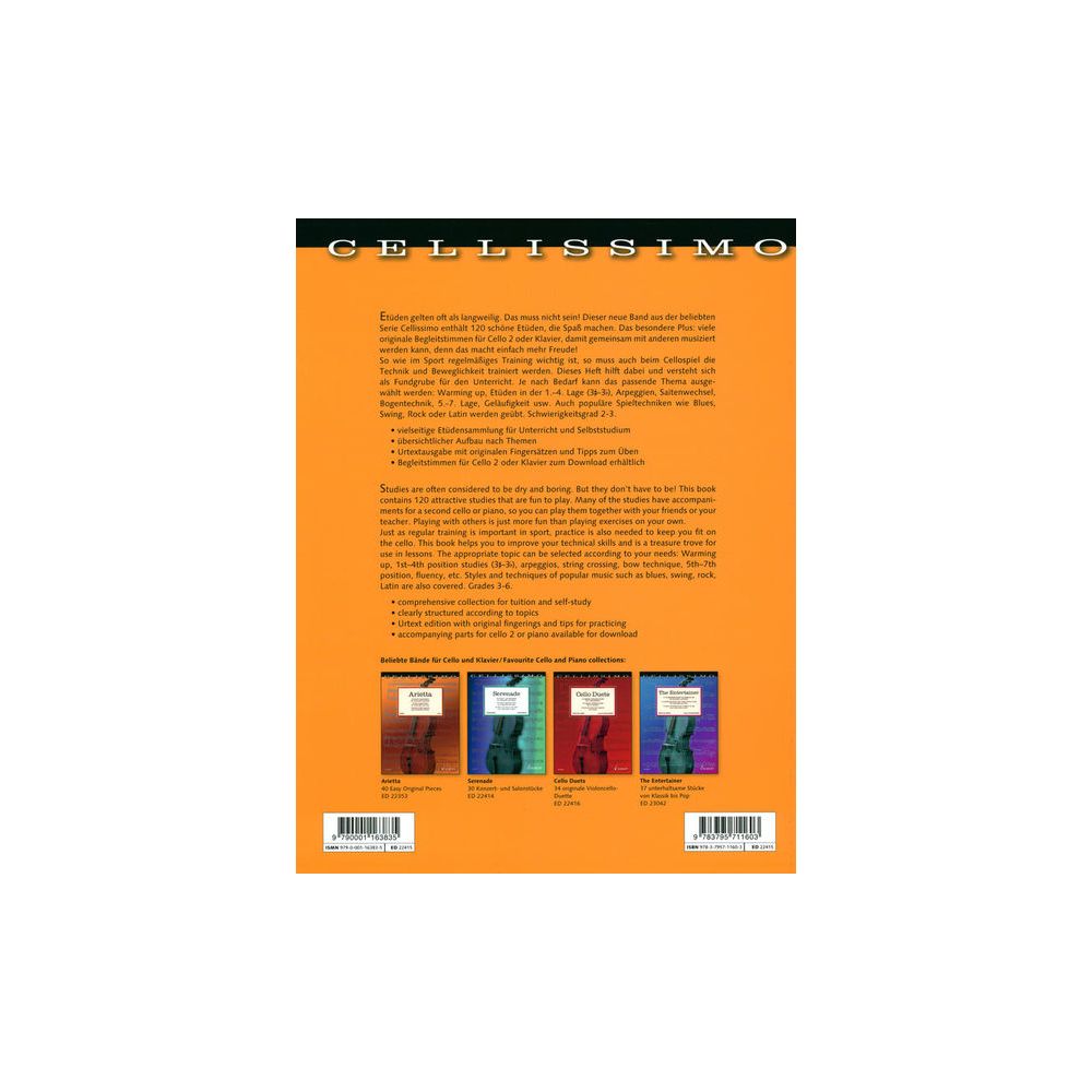 Schott Cello Studies – Thomann Ireland