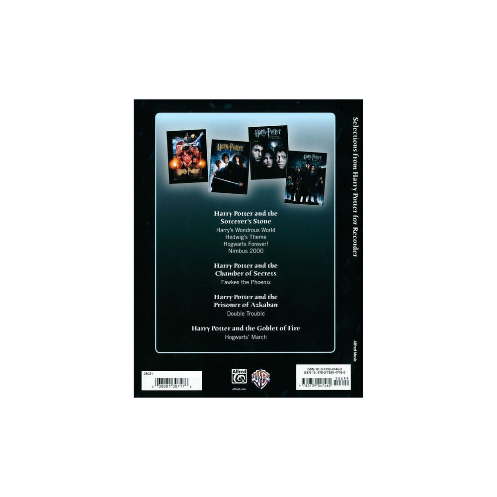 Alfred Music Publishing Harry Potter For Recorder – Thomann Ireland