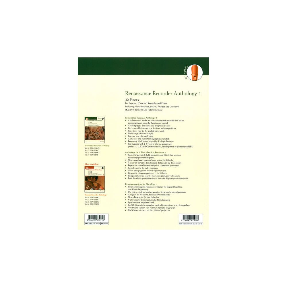 Schott Renaissance Recorder 1 – Thomann Ireland