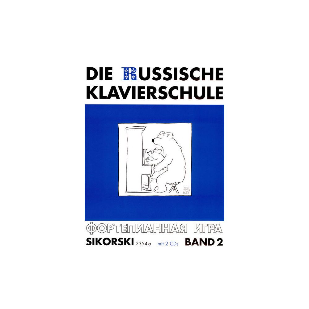 Sikorski Musikverlage Russische Klavierschule 2 + CD – Thomann Ireland