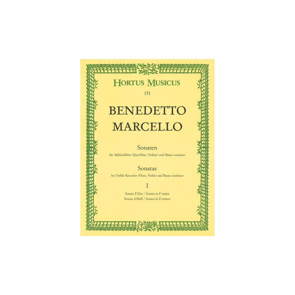 Bärenreiter Marcello Sonaten 1 – Thomann Ireland