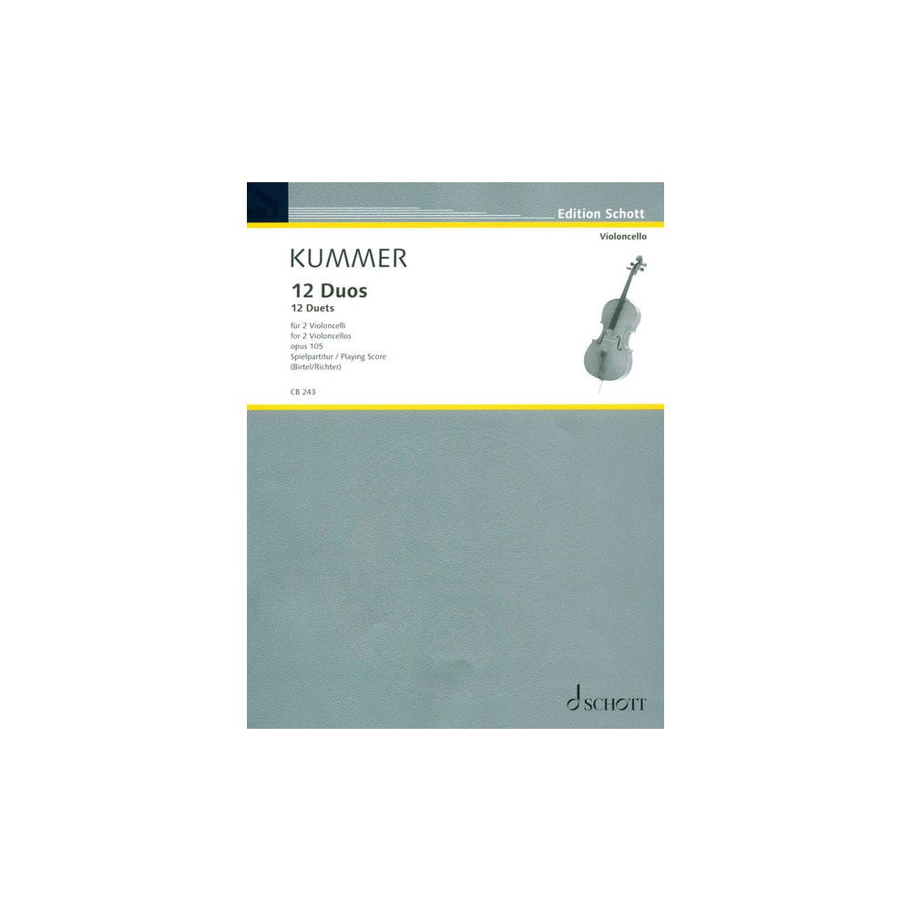Schott Kummer 12 Duos Cello – Thomann Ireland