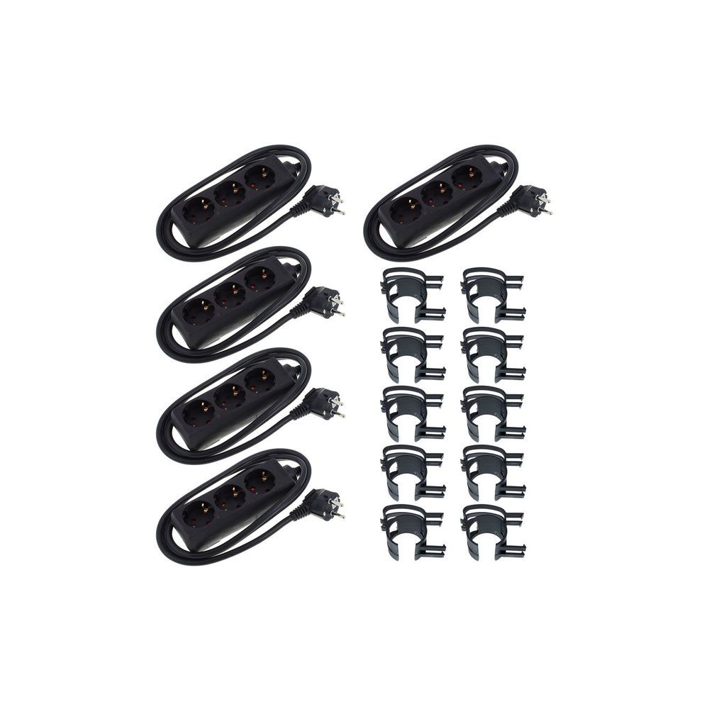 Stairville Snap black 10 pcs Bundle 3