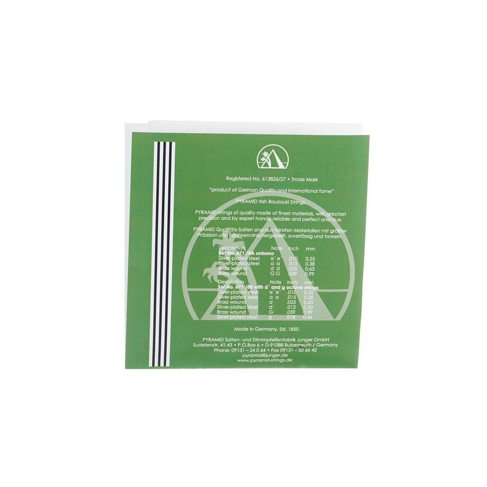 Pyramid Irish Bouzouki Strings 671/8B – Thomann Ireland