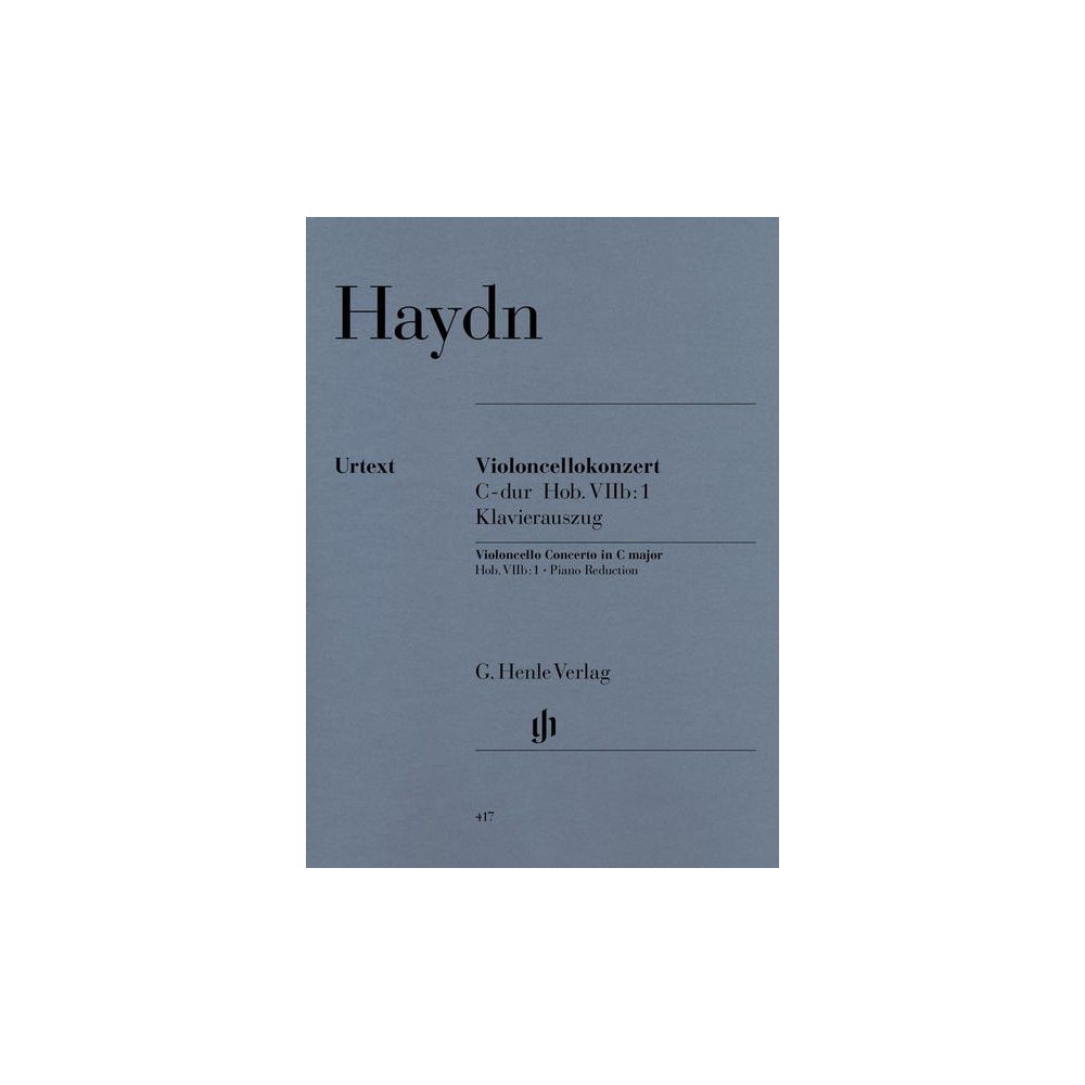 Henle Verlag Haydn Violoncello Concerto C – Thomann Ireland