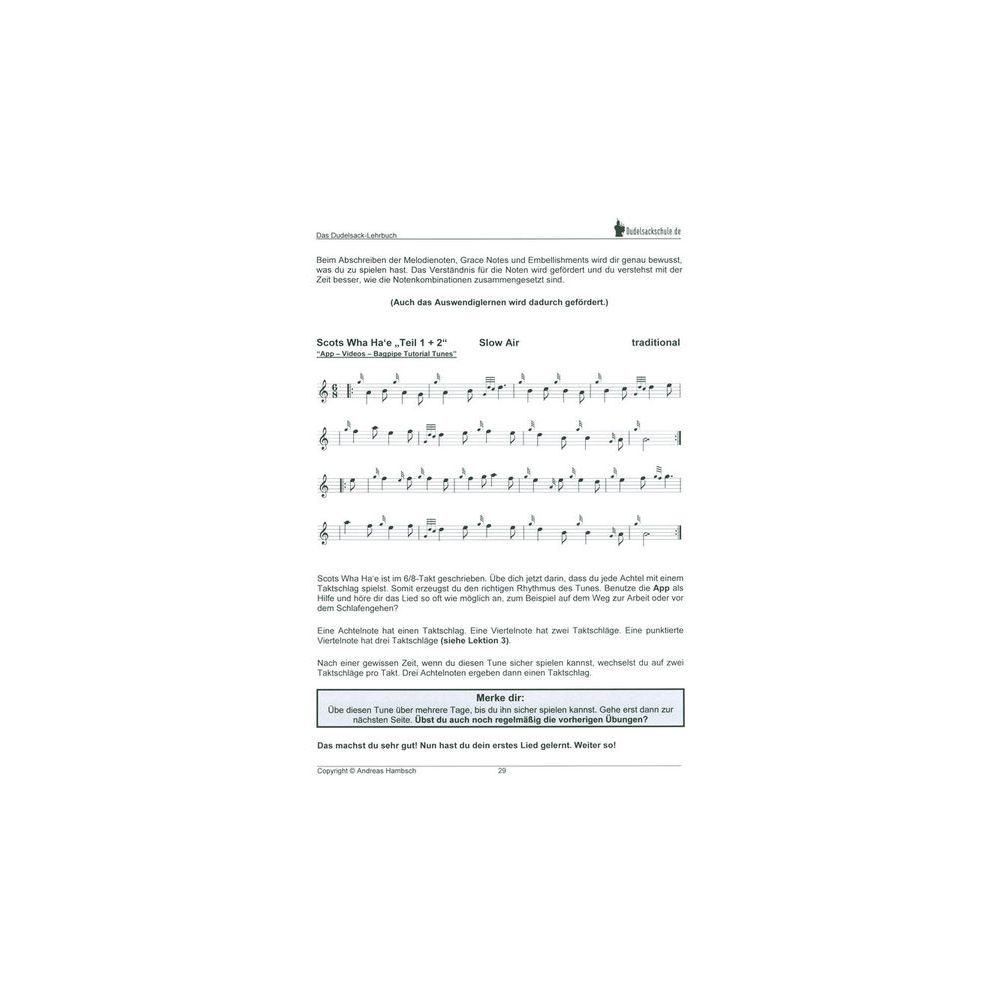 Verlag der Dudelsackschule Das Dudelsack