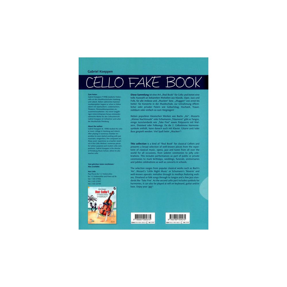 Schott Cello Fake Book – Thomann Ireland