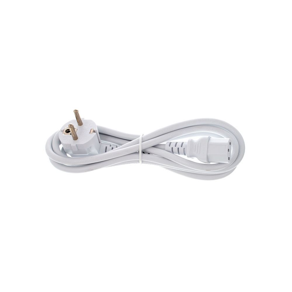 the sssnake EU Power Cable 1.8m White – Thomann Ireland