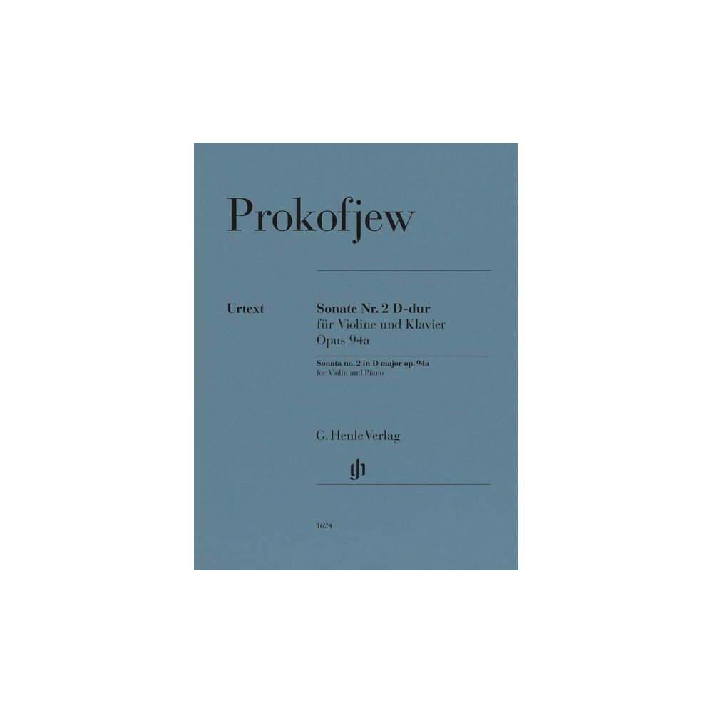 Henle Verlag Prokofjew Sonate Nr. 2 – Thomann Ireland