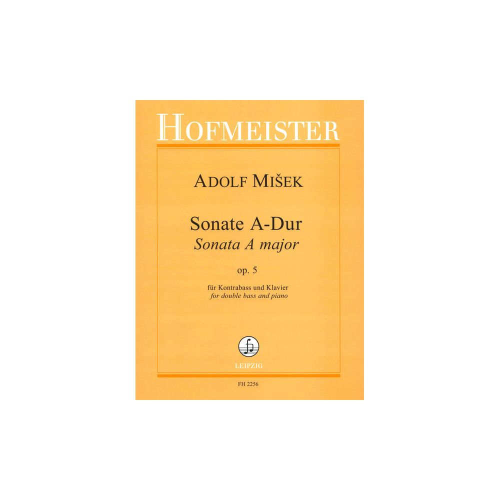 Friedrich Hofmeister Verlag Misek Sonate A