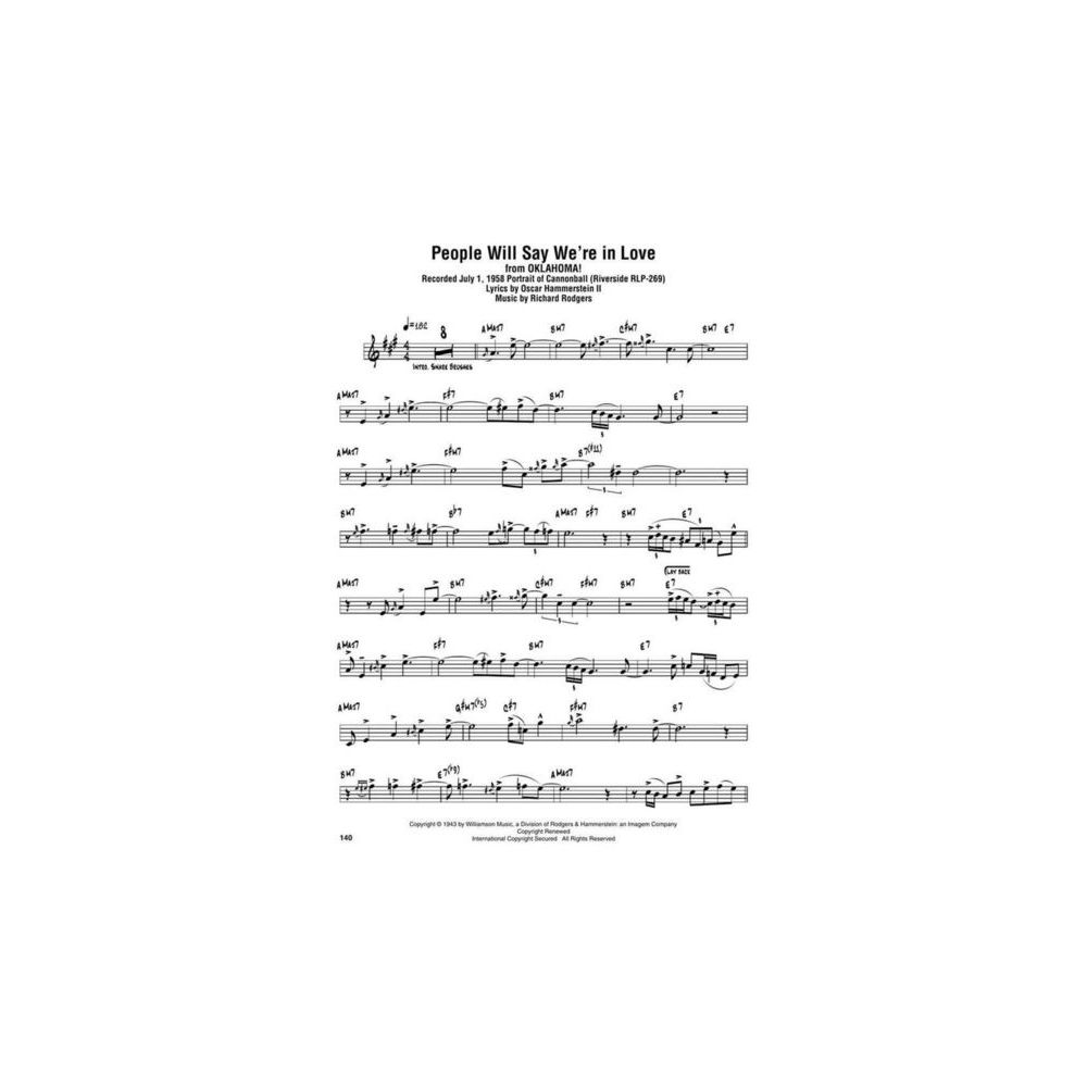 Hal Leonard Cannonball Adderley Omni Eb – Thomann Ireland