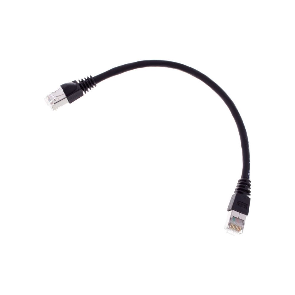 Telegärtner CAT6A Patchkabel 0,25m, sw – Thomann Ireland