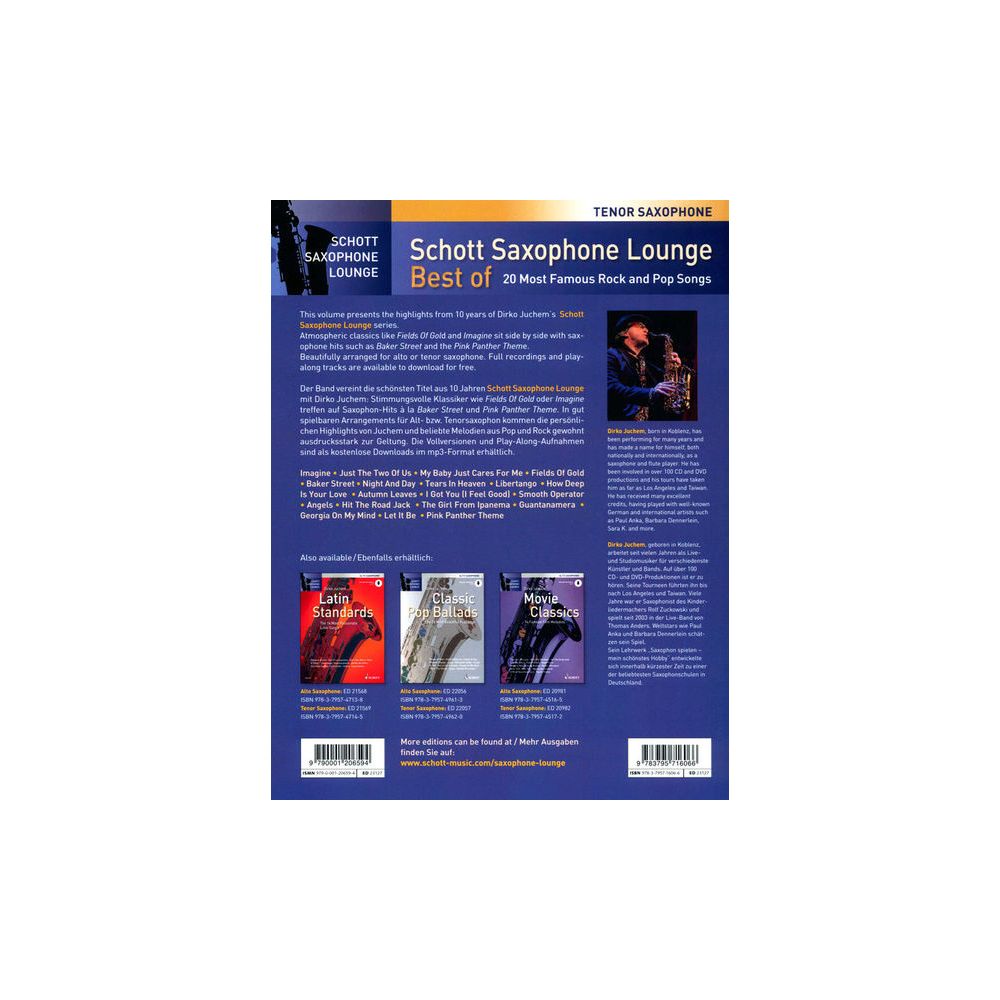 Schott Saxophone Lounge Best Of T