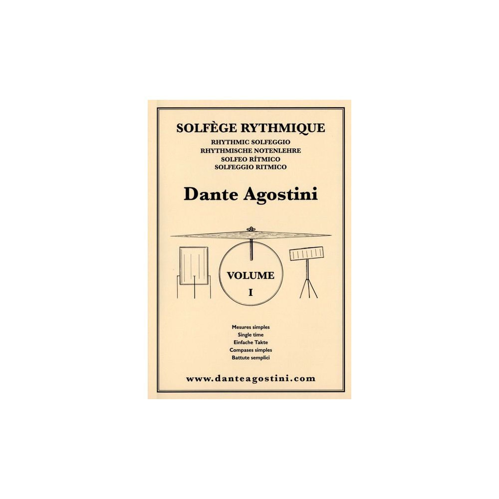 Dante Agostini Solfege Rhythmique 1 – Thomann Ireland