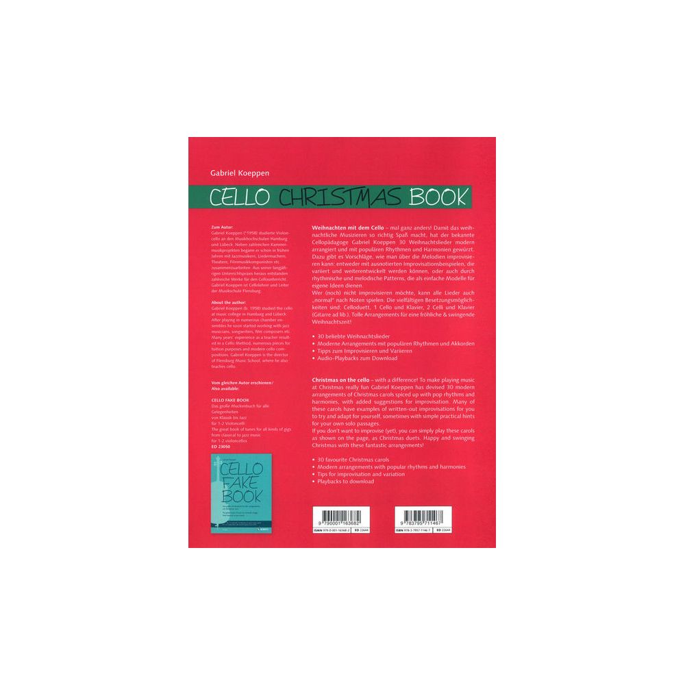 Schott Cello Christmas Book – Thomann Ireland