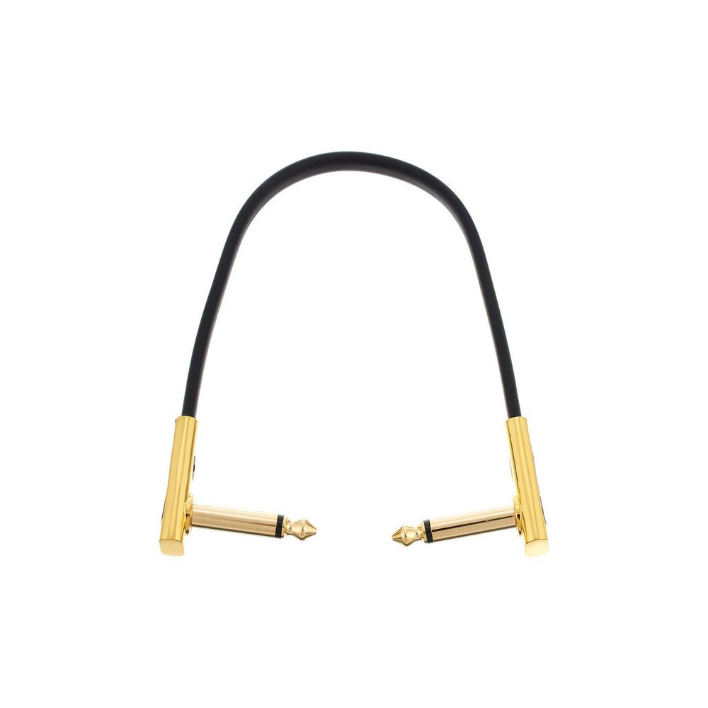 Rockboard Flat Patch Cable Gold 20 cm – Thomann Ireland