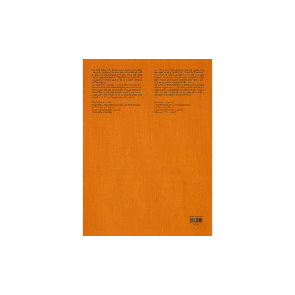 Deutscher Verlag für Musik Neue Schule für Klarinette 1 – Thomann Ireland