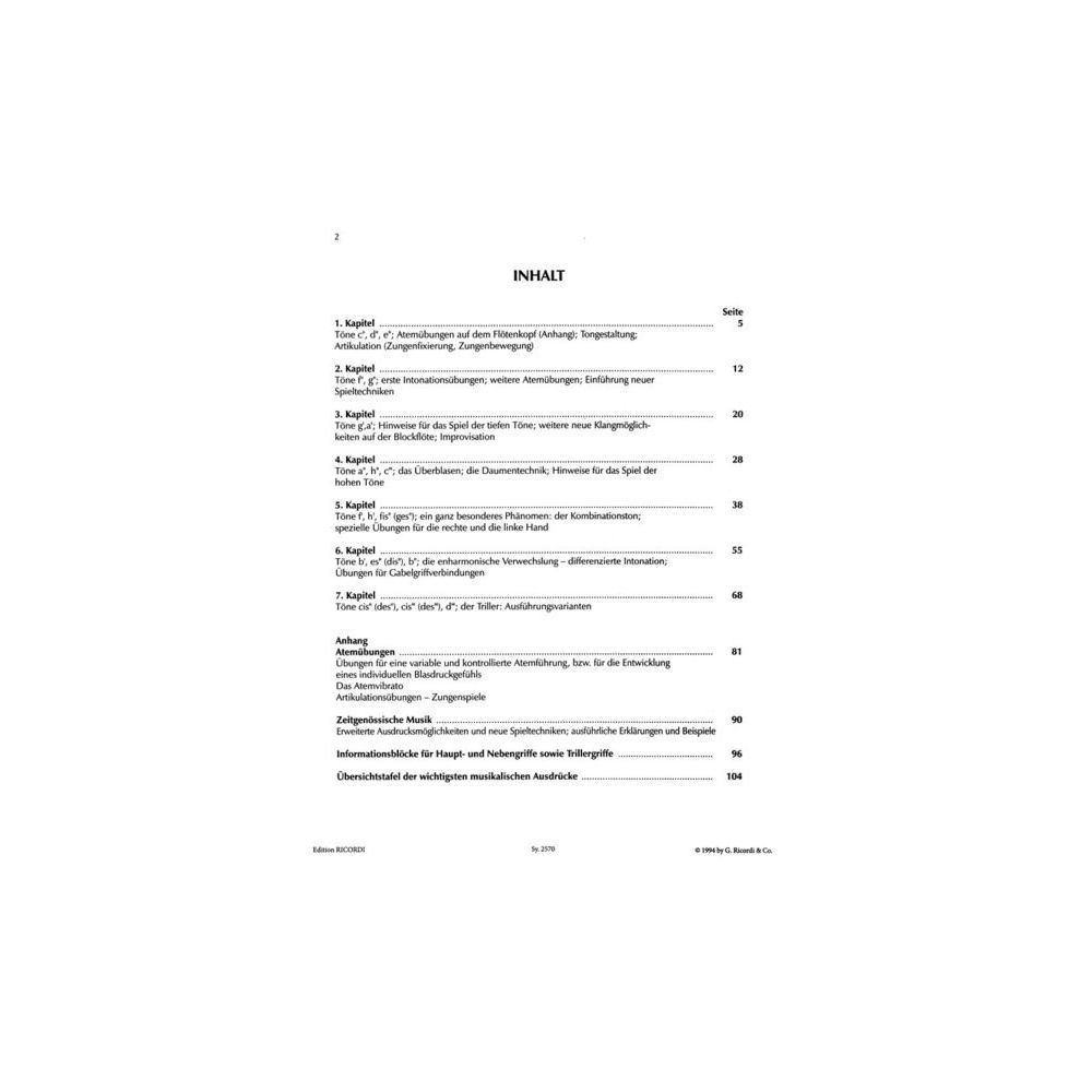 Ricordi Die Altblockflöte 1 – Thomann Ireland