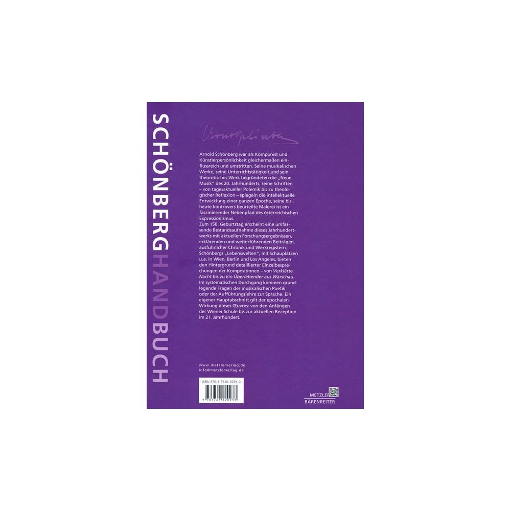Bärenreiter Schönberg