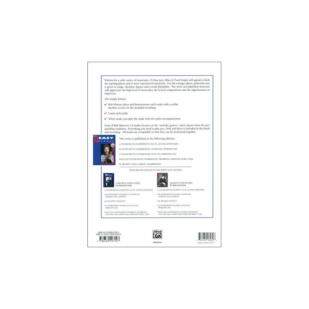 Alfred Music Publishing 15 Easy Jazz Etudes Bb – Thomann Ireland