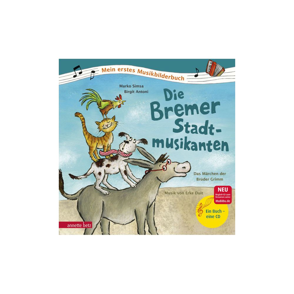 Annette Betz Verlag Stadtmusikante Musikbilderbuch – Thomann Ireland