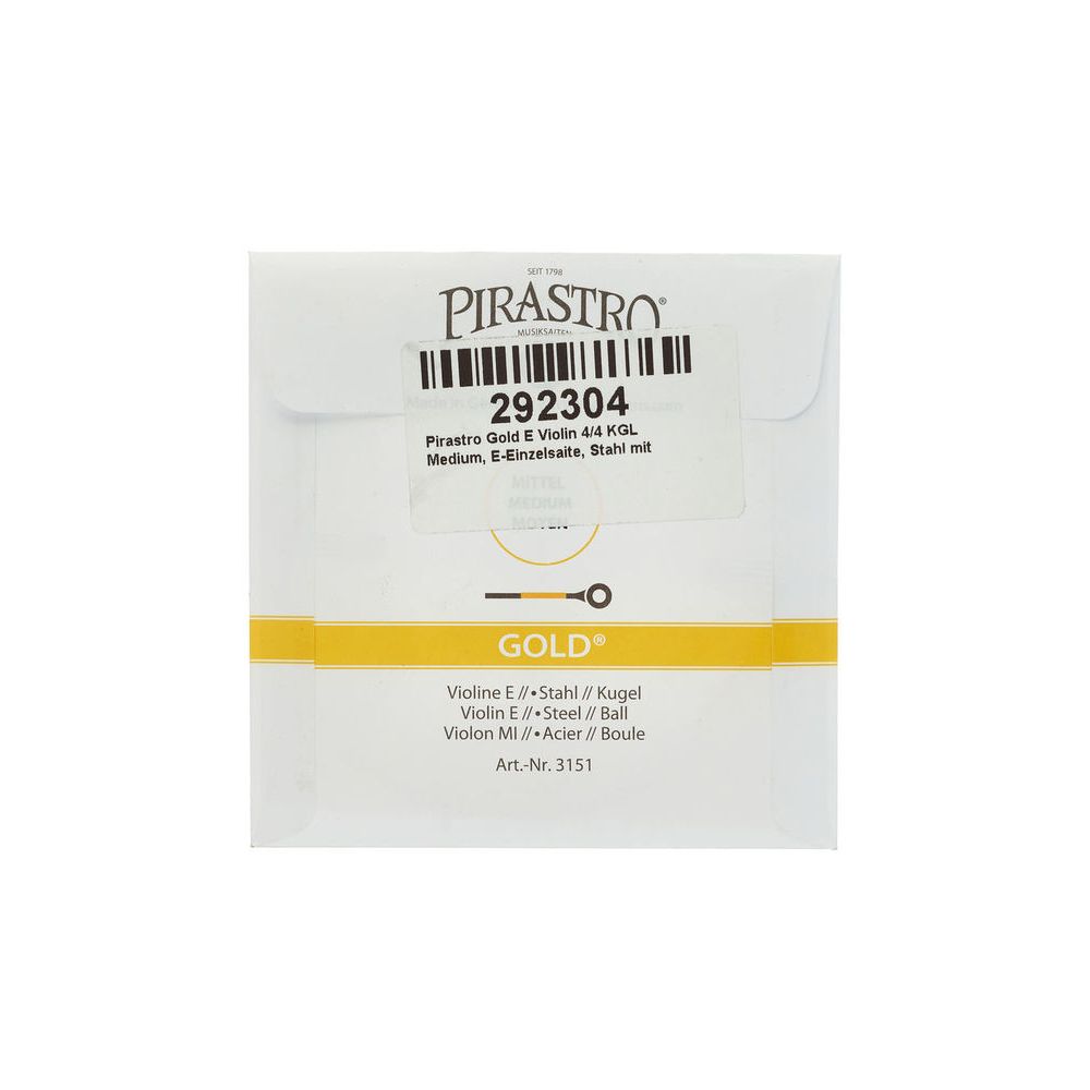 Pirastro Gold E Violin 4/4 KGL Medium – Thomann Ireland