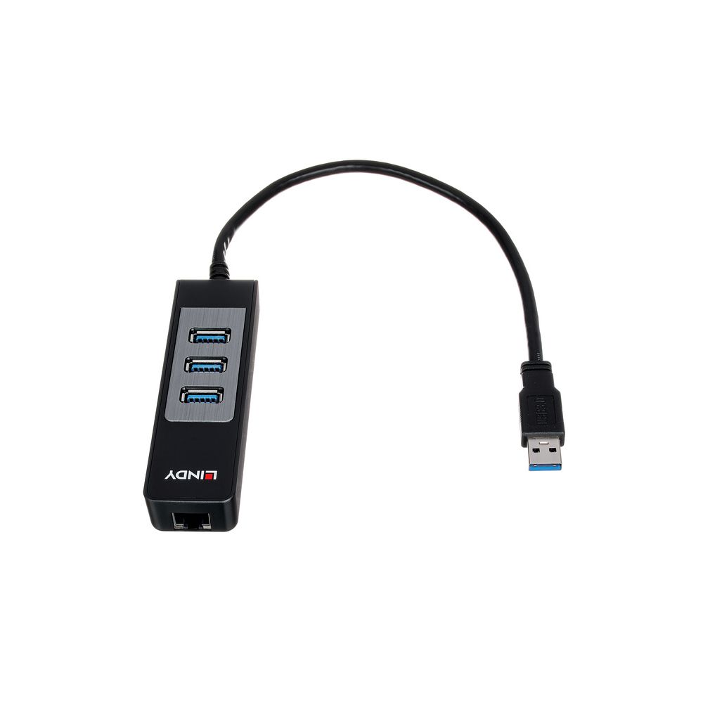 Lindy USB 3.1 Hub & Gigabit Ethernet – Thomann Ireland