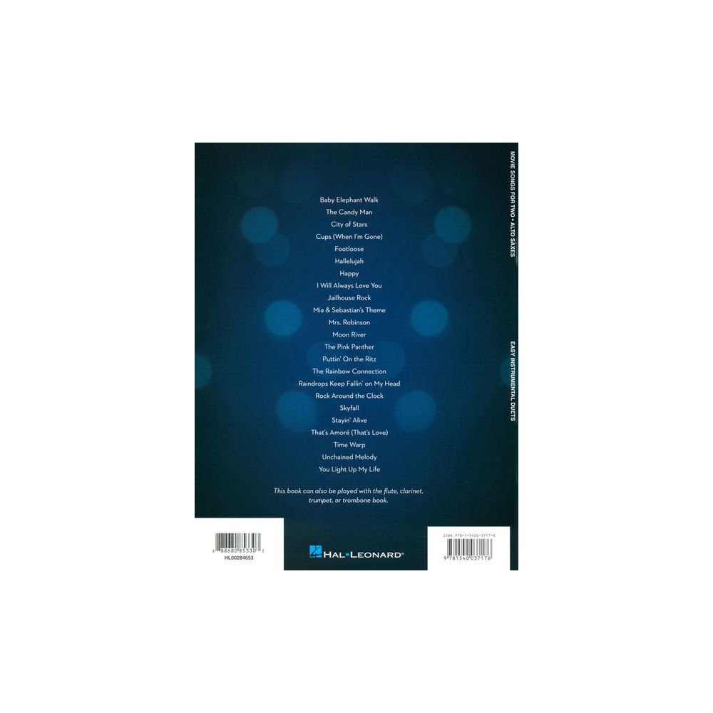 Hal Leonard Movie Songs For Two Saxophones – Thomann Ireland