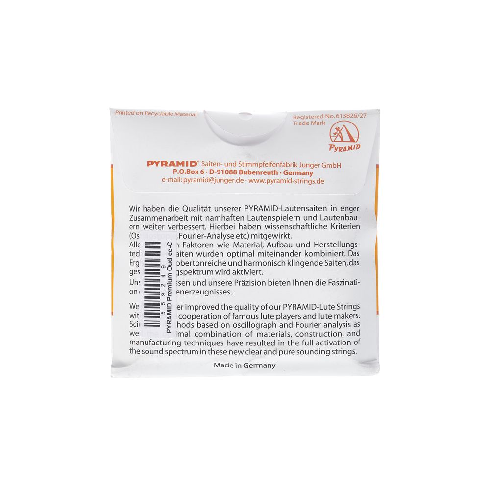 Pyramid Premium Oud Strings Set 11Str. – Thomann Ireland