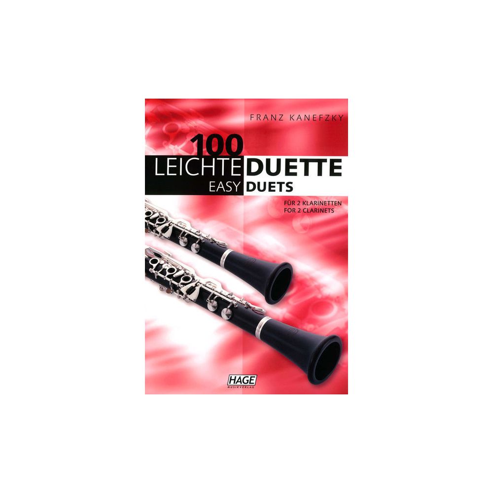 Hage Musikverlag 100 Leichte Duette Klarinette – Thomann Ireland