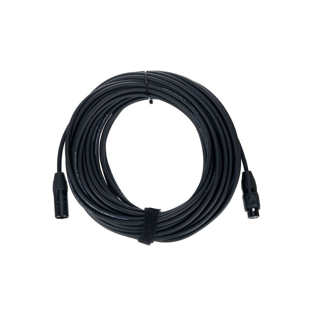 Stairville PDC3BK IP65 DMX Cable 20m 3pin – Thomann Ireland