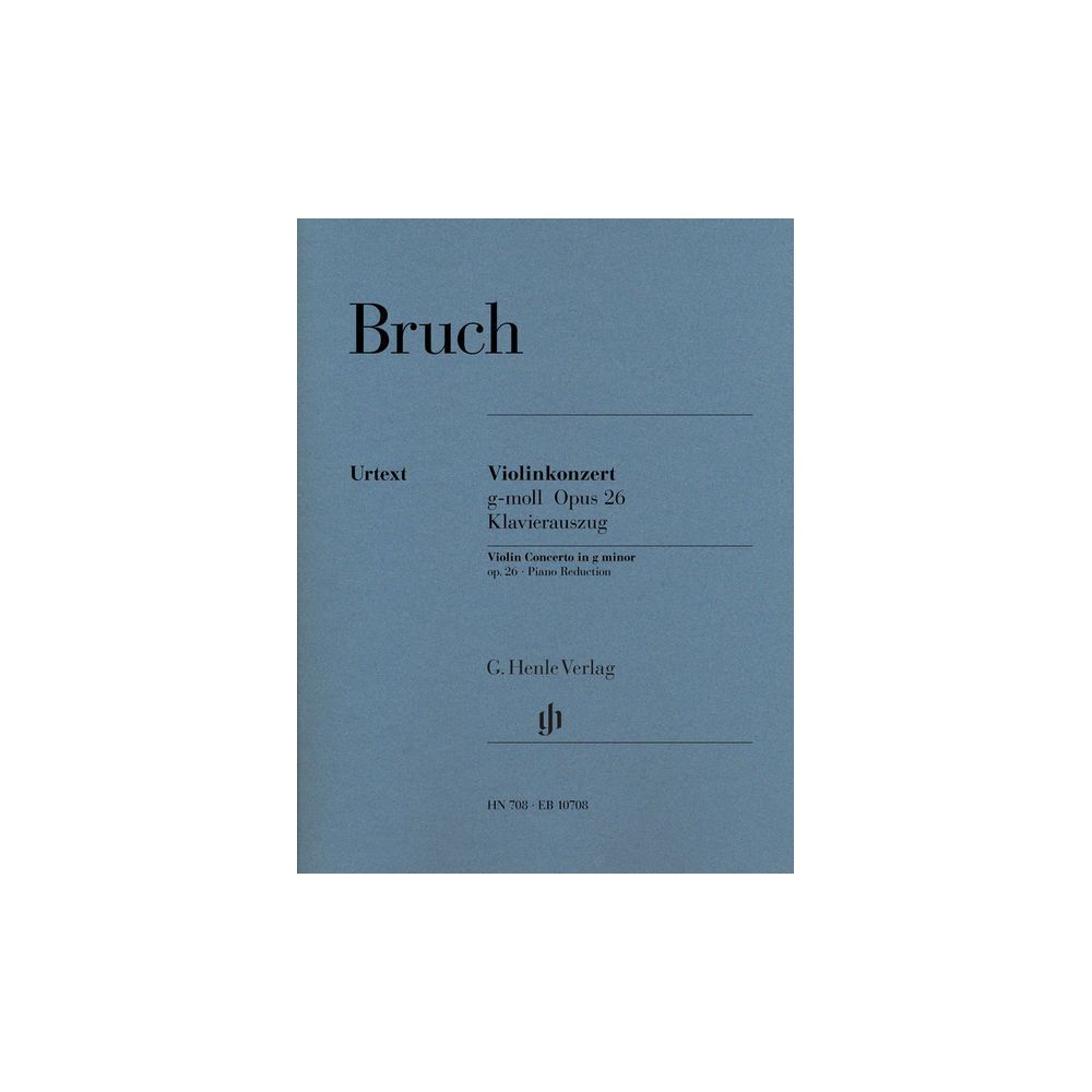 Henle Verlag Bruch Violinkonzert g