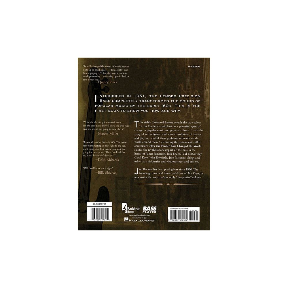 Backbeat Books How The Fender Bass Changed – Thomann Ireland