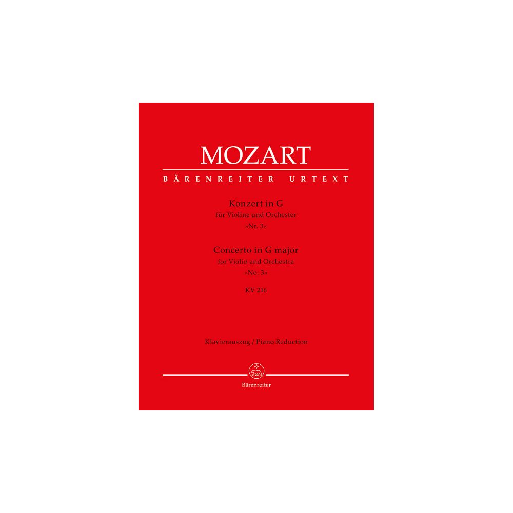 Bärenreiter Mozart Violinkonzert KV 216 – Thomann Ireland
