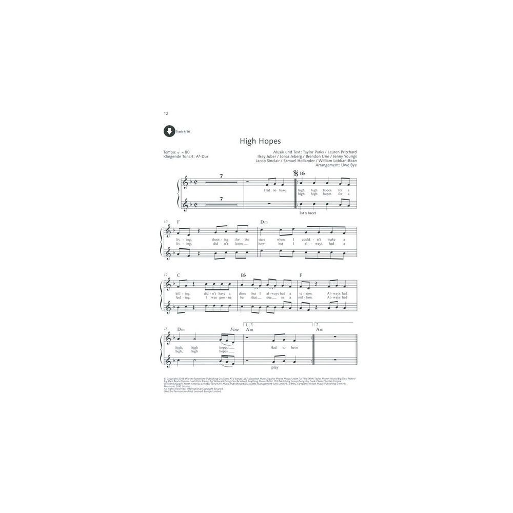 Schott Pop For Alto Saxophone 3 – Thomann Ireland