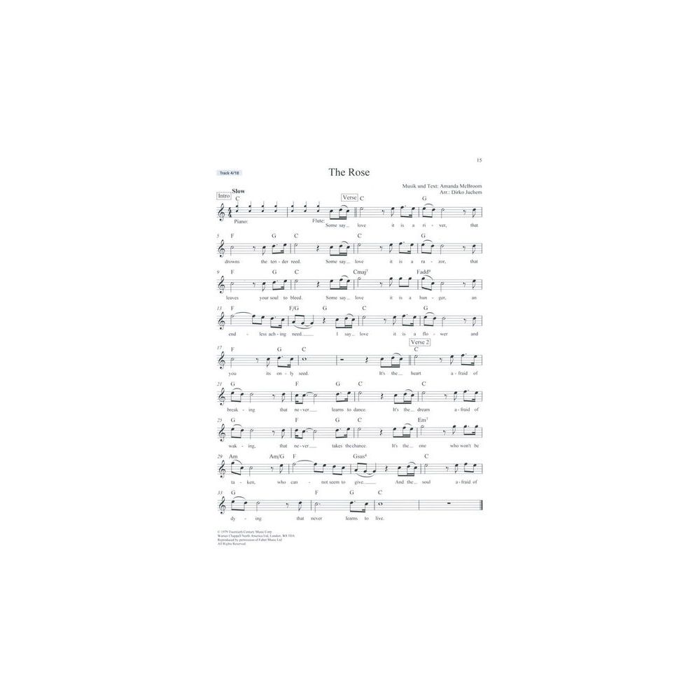 Schott Love Ballads Flute – Thomann Ireland