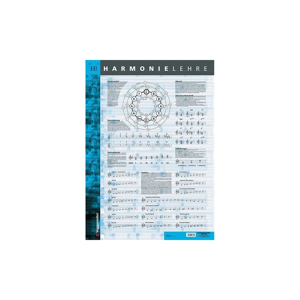 Voggenreiter Poster Harmonielehre – Thomann Ireland