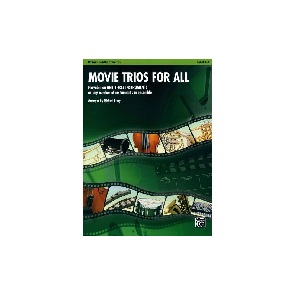 Alfred Music Publishing Movie Trios For All Trumpet – Thomann Ireland