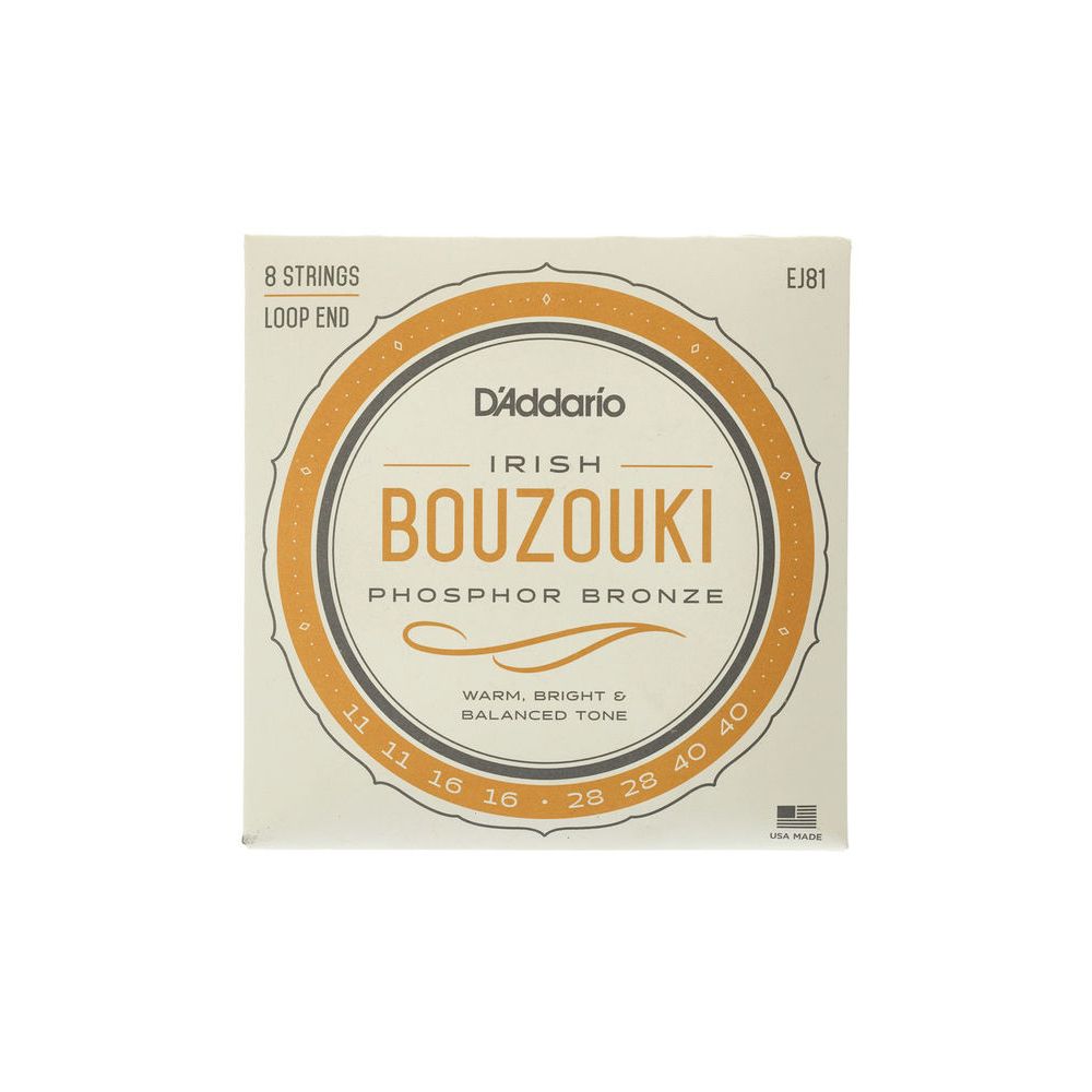 Daddario J81 Irish Bouzouki Strings – Thomann Ireland