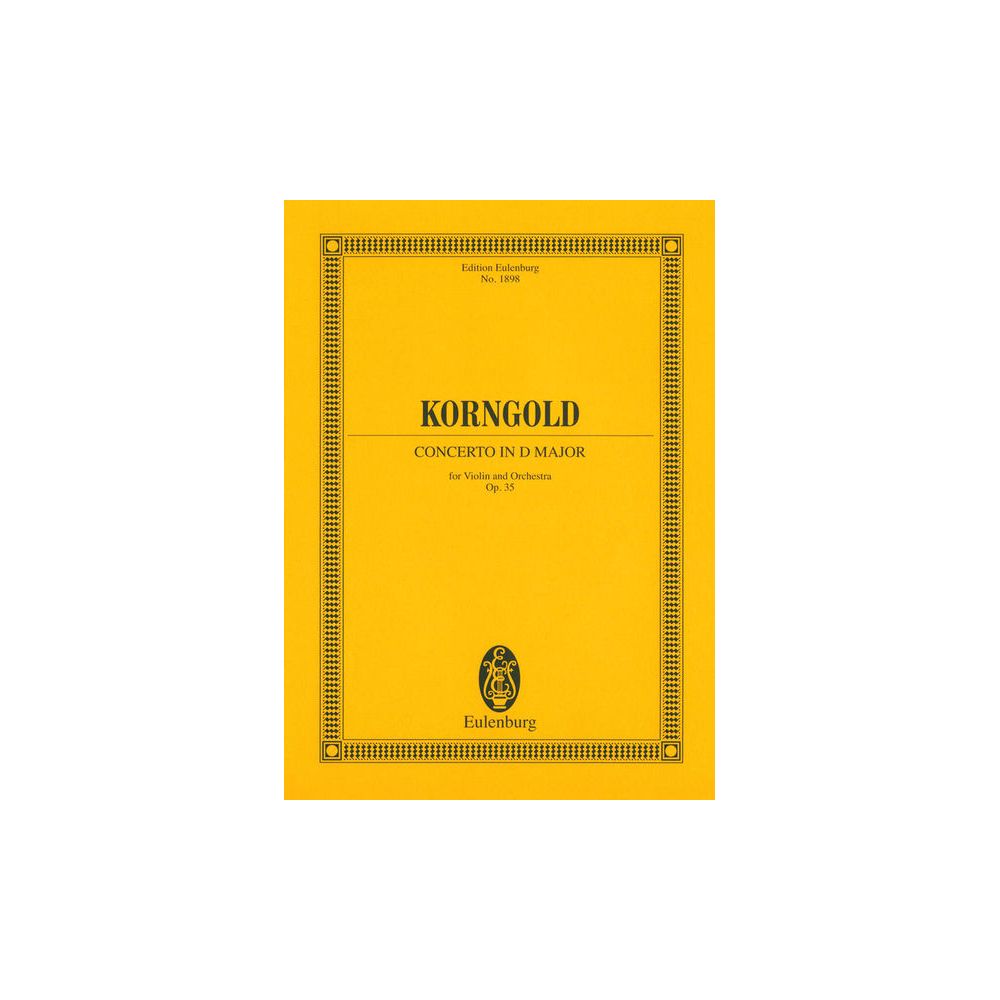 Edition Eulenburg Korngold Concert D