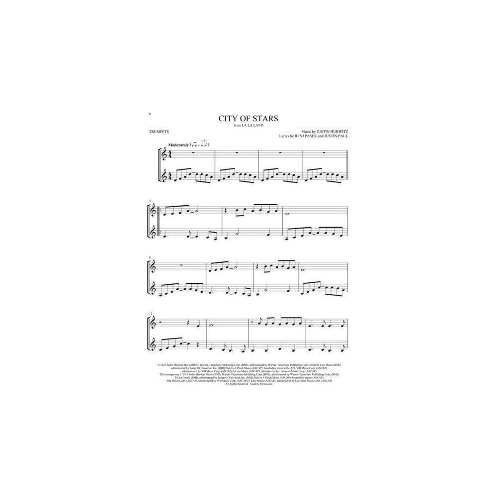 Hal Leonard Movie Songs For Two Trumpets – Thomann Ireland