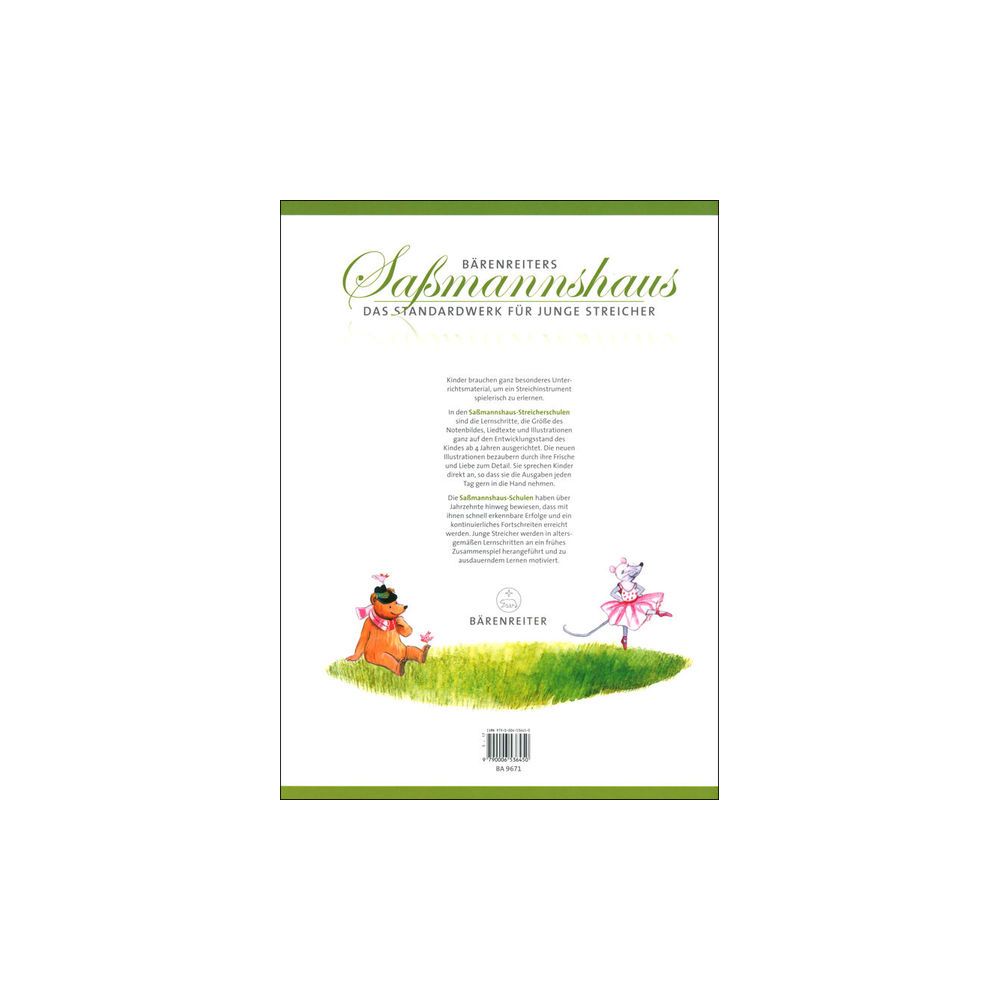 Bärenreiter Saßmannshaus Anfang Geige 1 – Thomann Ireland