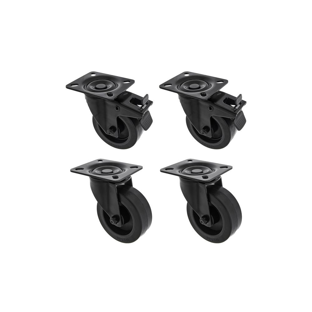 Roadworx Black Wheel 100mm Bundle – Thomann Ireland