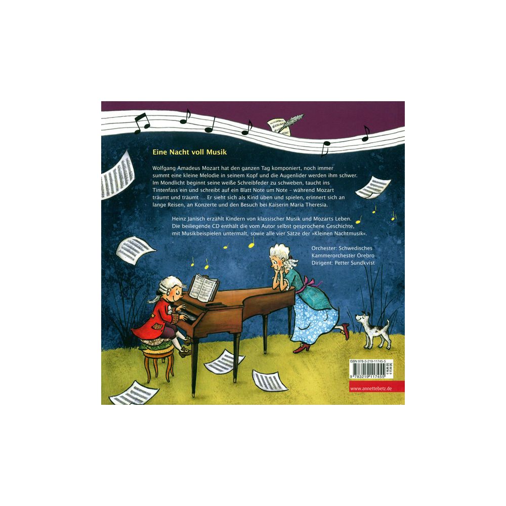 Annette Betz Verlag Nachtmusik Musikbilderbuch – Thomann Ireland