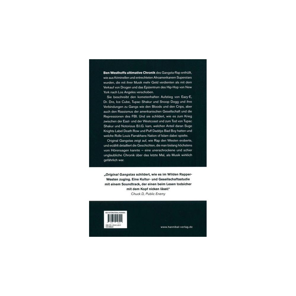 Hannibal Verlag Original Gangstas – Thomann Ireland